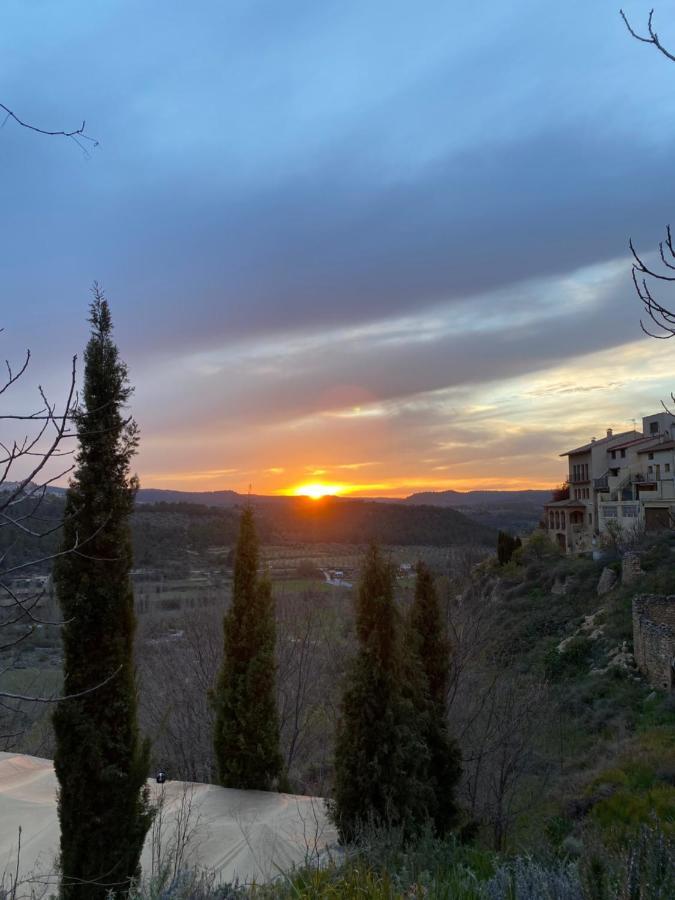 Ferienwohnung Precioso Loft Rural Con Estufa De Lena Panoramica Torre del Compte Exterior foto